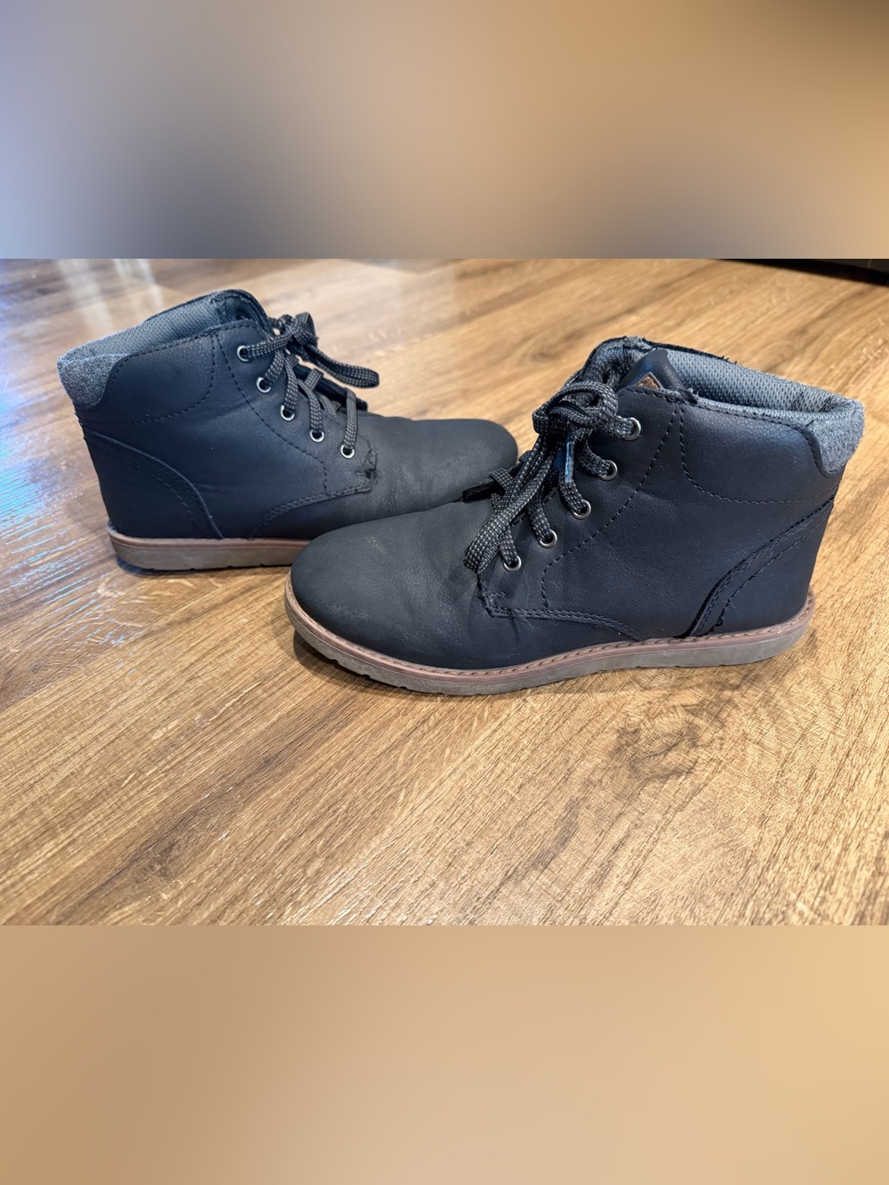 Sonoma Boys Navy Blue Lace-Up Ankle Boots